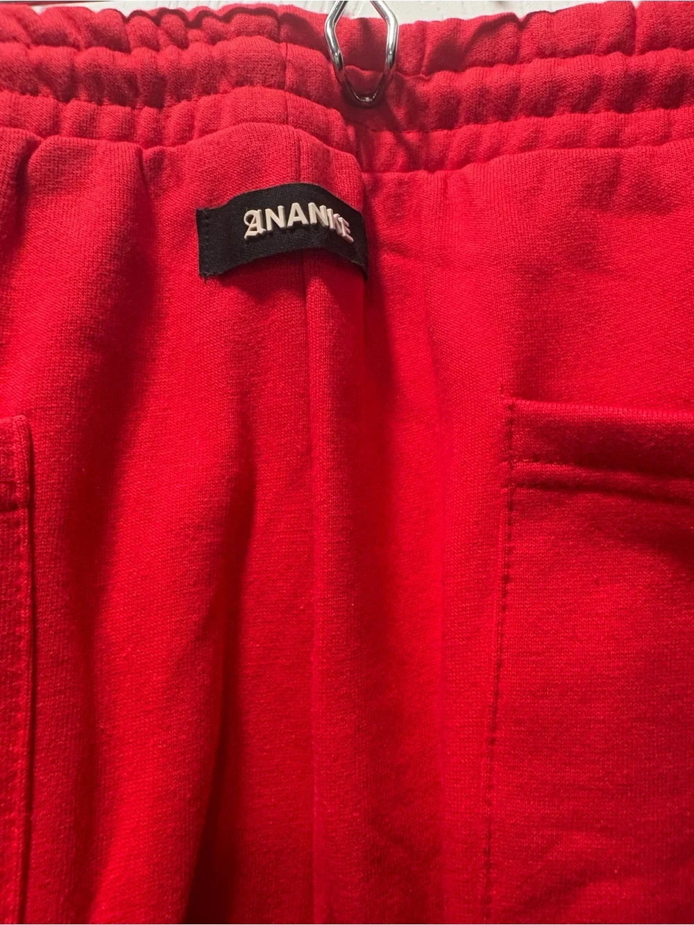 Ananke Red Fleece jogger- 2X BNWT- unisex- POT-2/16